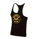 mens bodybuilding training muscle stringer black cool vest