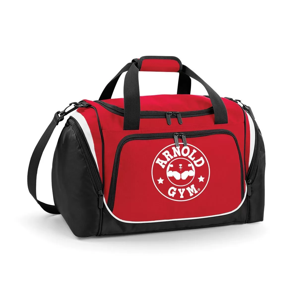 fitness gym bag-bodybuilding multi sport shoulder gym bag red black fitness bag