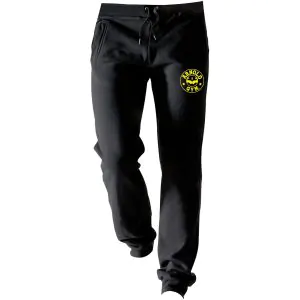 0000247 mens fitness bodybuilding gym black sweat pants
