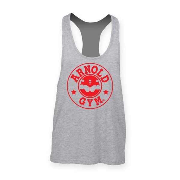 premium Men's Stringer Vest muscle gray stringer vest