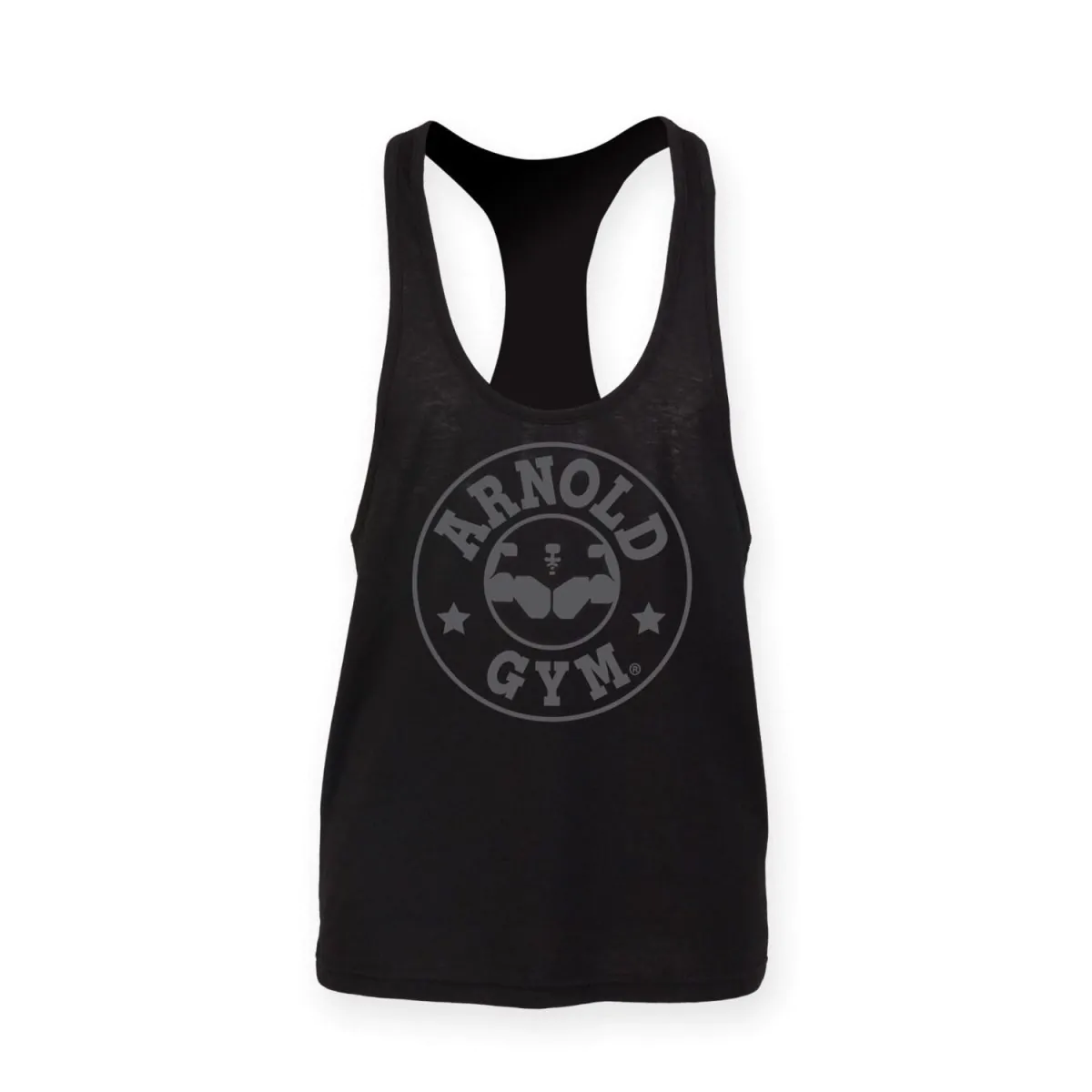 premium muscle black stringer vest