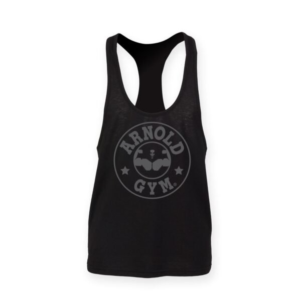 men’s training vest-men's fitness training vest-black-premium muscle black stringer vest