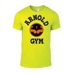 0000306 muscle iconic logo neon yellow t shirt