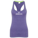 0000338 ladies slim fitted fitness sports racerback purple vest