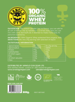 0000375 arnold gym organic whey protein series 500 gram