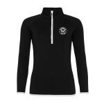 0000436 womens 12 zip long sleeve tech gym workout top