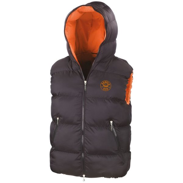 0000456 ag unisex quilted shell down hooded waterproof gilet