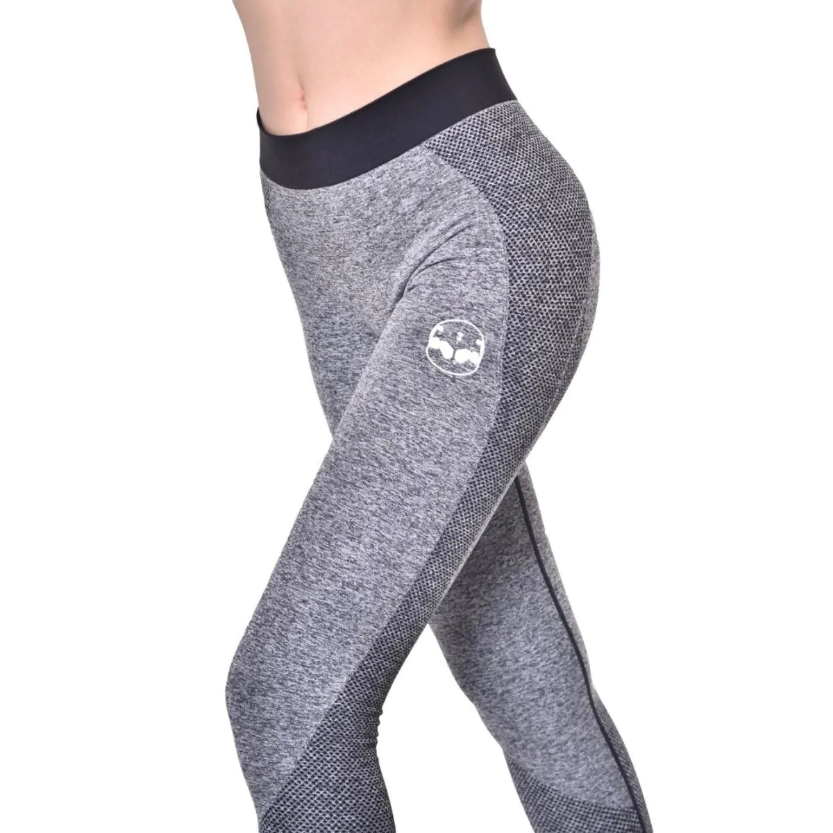 0000475 seamless high waisted charcoal leggings