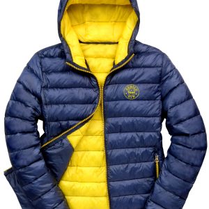 AG Puffer Navy Jacket-arnold gym