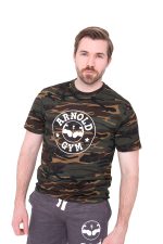 Arnold Gym Military Camouflage Training T Shirt