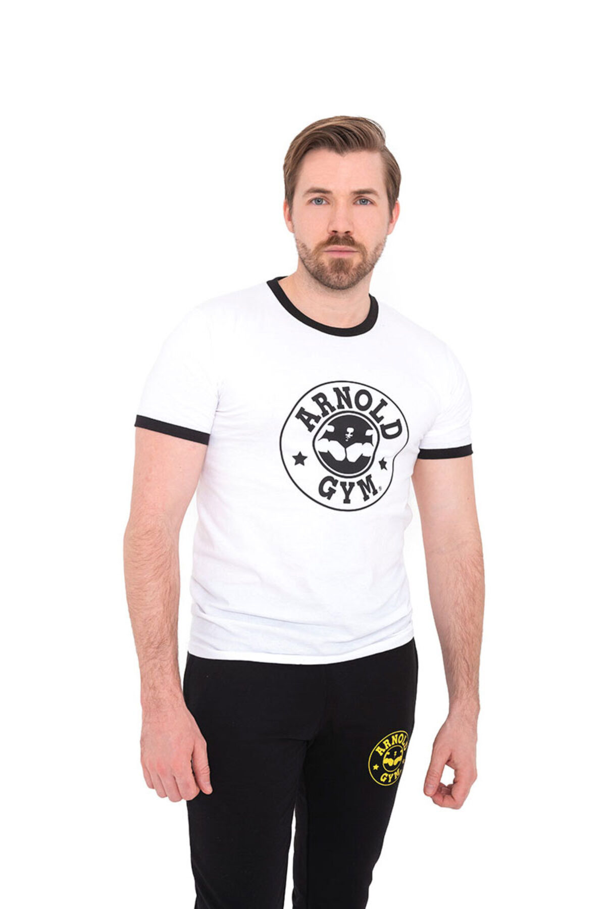 Retro Bodybuilding T-shirt Fitness Training Top | Arnold