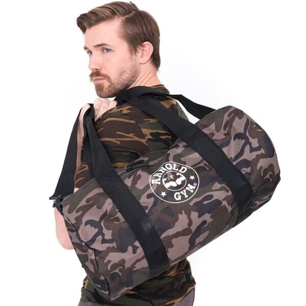 Predator Arnold Gym Bodybuilding Workout Gym Barrel Bag