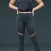 arnold gym women squad panelled leggings front SP01 jpg