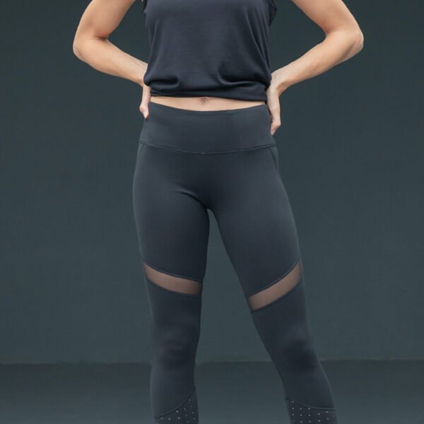 arnold gym women squad panelled leggings front SP01 jpg