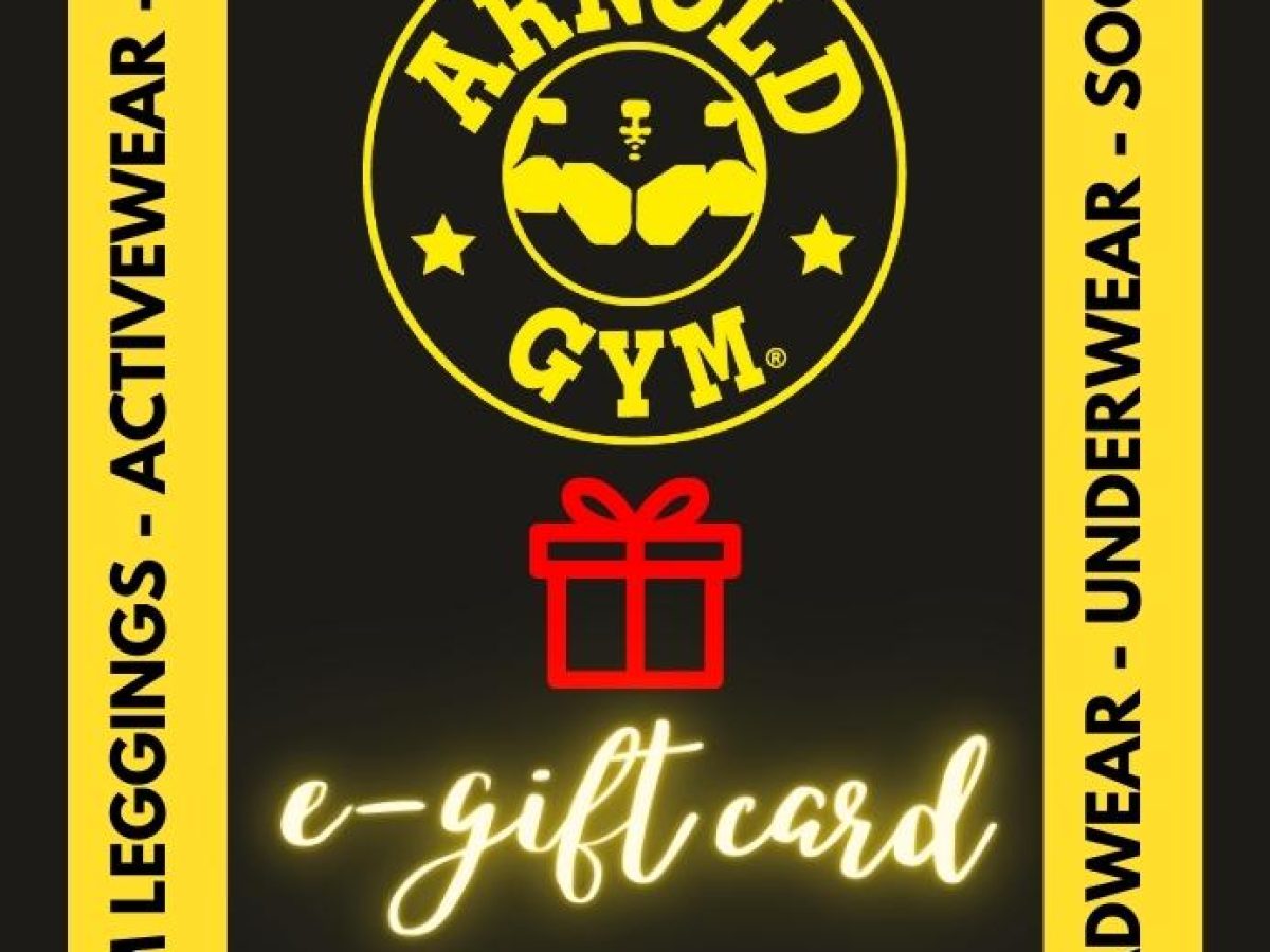 Gym Wear Gift Cards, Gym Clothing Gift Cards