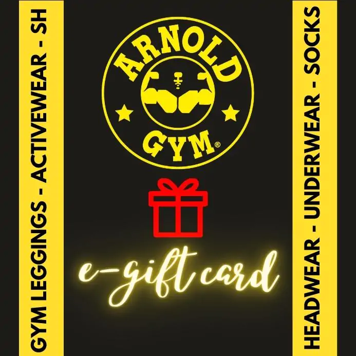 Gym Wear Gift Cards, Gym Clothing Gift Cards