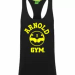 Arnold Gym Legend Workout Stringer Vest Black