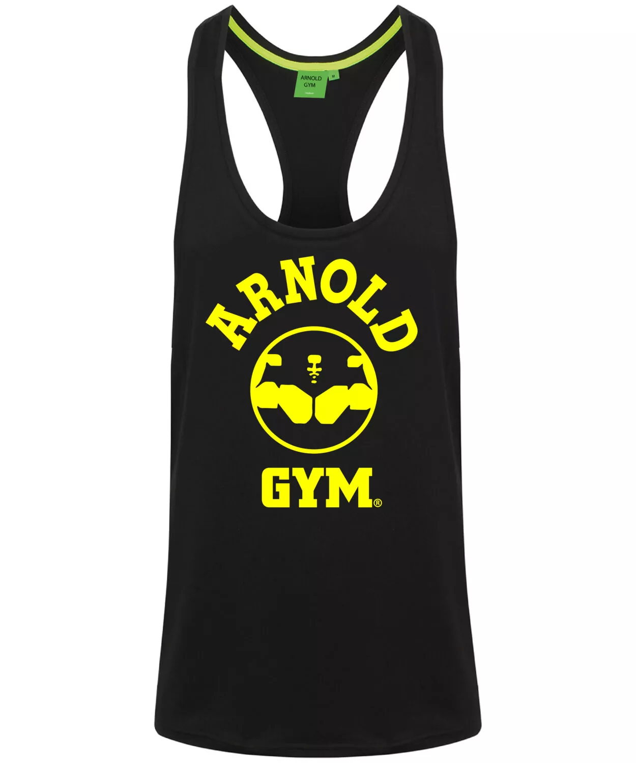 Arnold Gym Legend Workout Stringer Vest Black Arnold Gym Legend Workout Stringer Vest Black