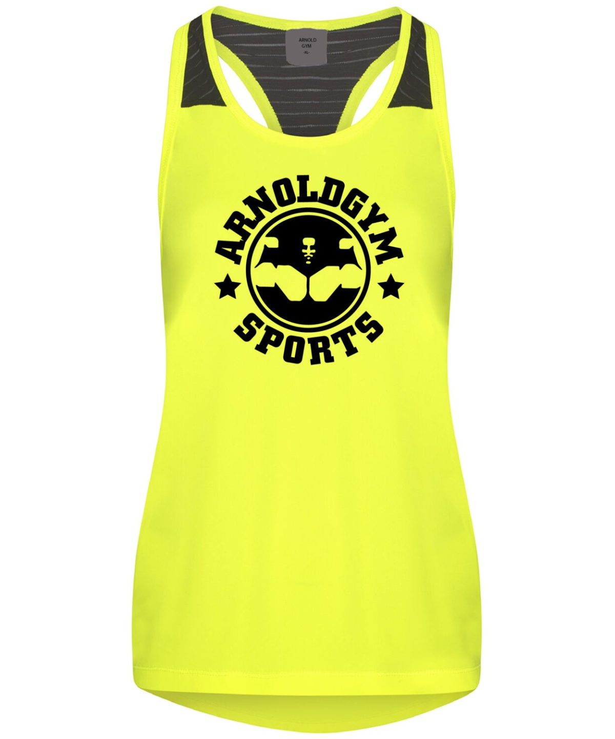 women gym vest yank arnold gym wear yellow tank 2