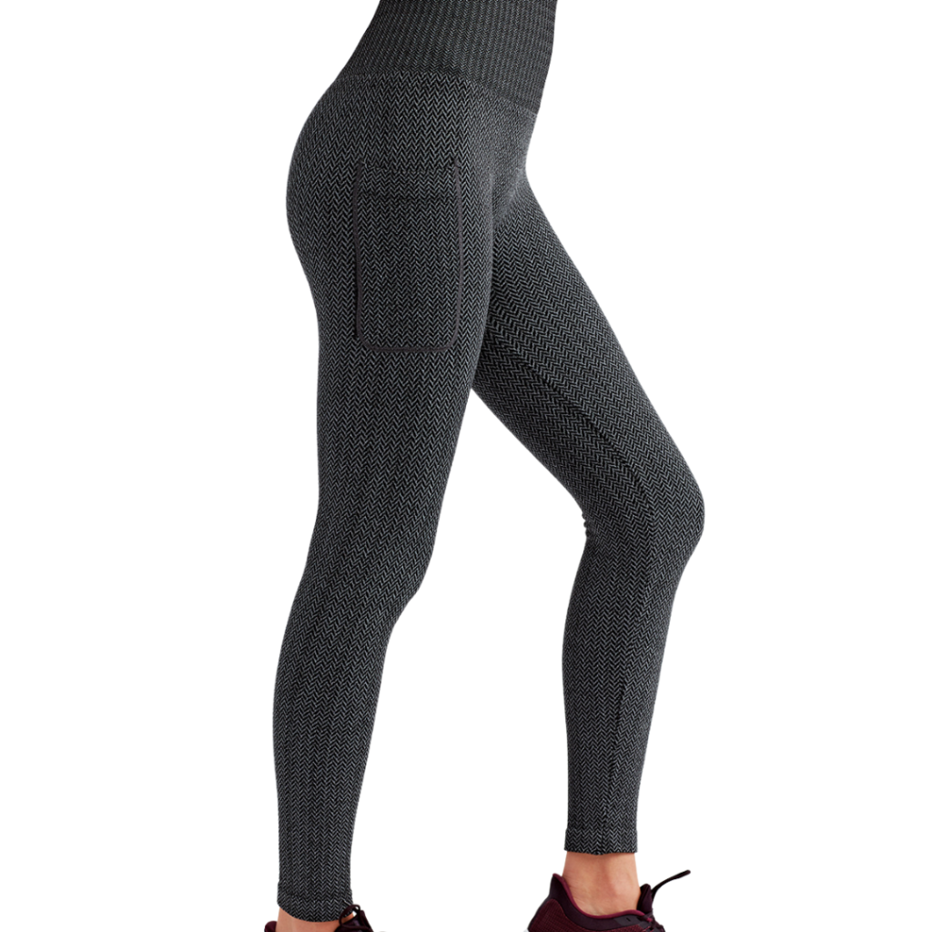 Knitted leggings side