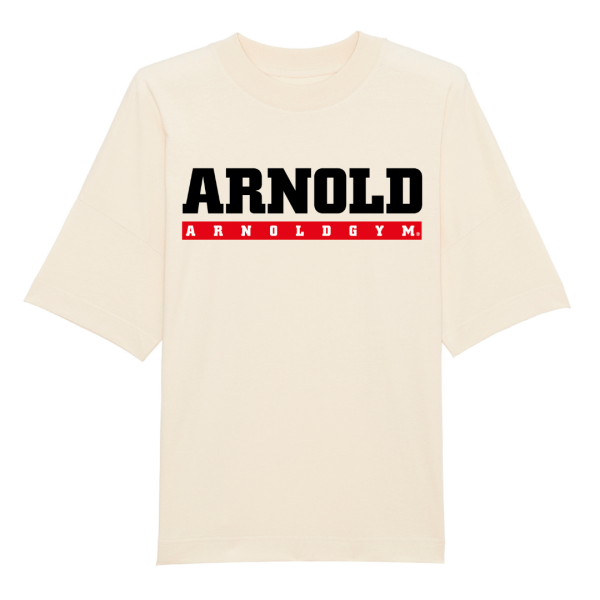 arnold old school body building t shirts natural top