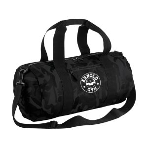 camoflage gym barrel bag arnold gym