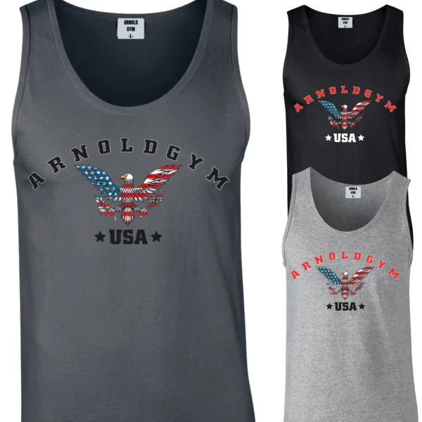 men's training vests - gym tops usa amercan eagle tops