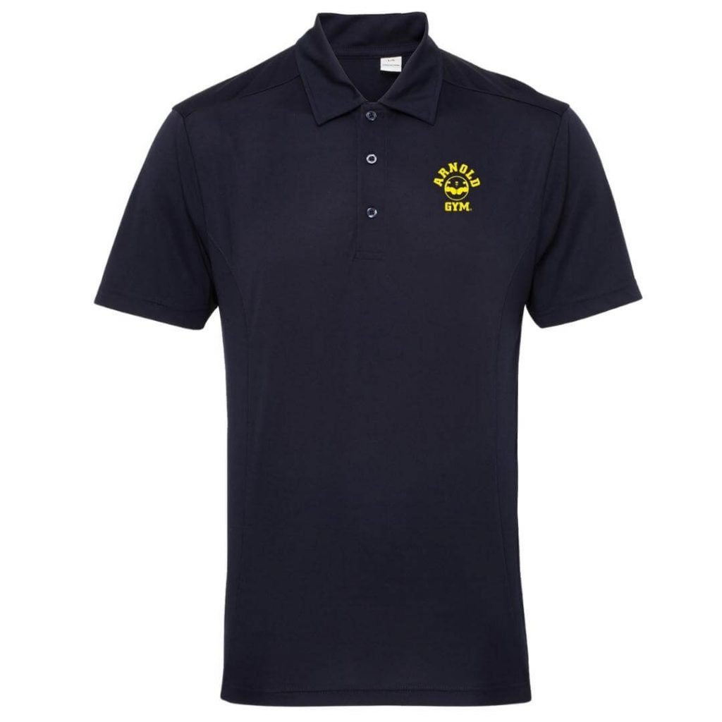 performance polo shirt navy