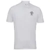 performance polo shirt white arnold gym wear