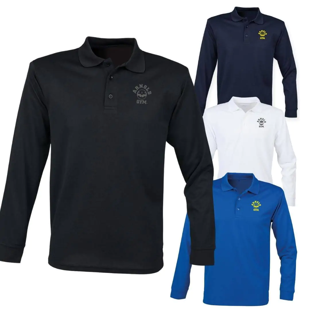 fitness polo shirts-combo-arnold gym