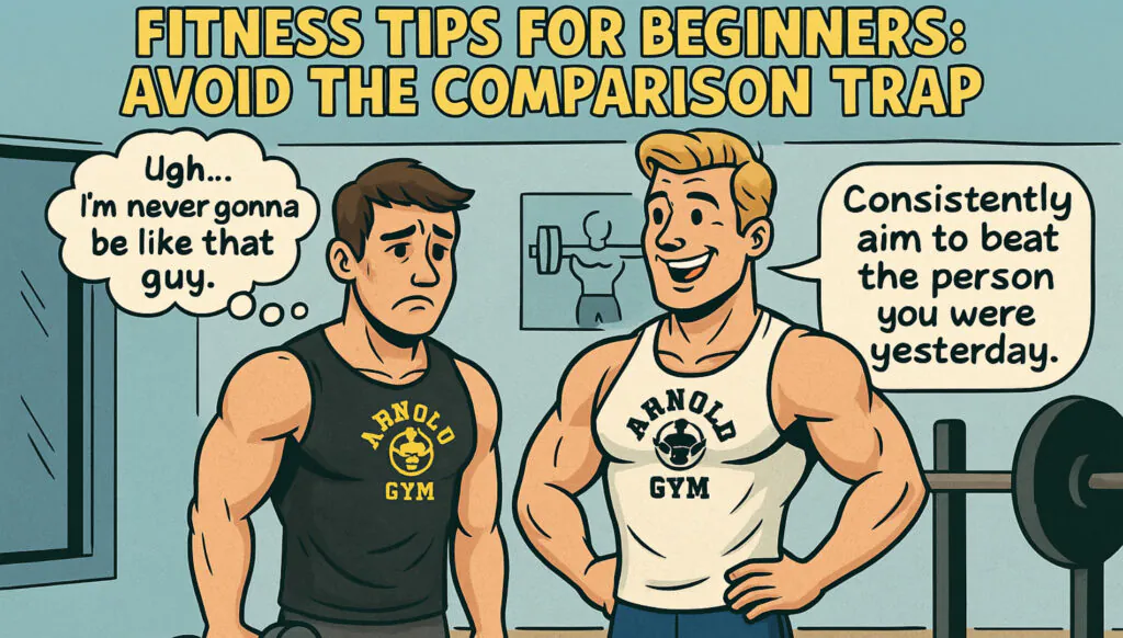 12 Fitness Tips for Beginners That Actually Work 3 fitness tips for beginners -arnold gym-fitness blog
