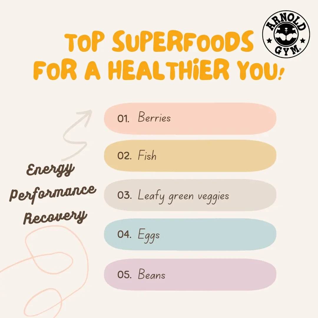 top superfoods - arnold gym