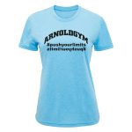 women's performance t-shirts-nturkquise-arnold gym wear