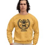 ARNOLD GYM ORIGINAL SWEATSHIRT-GOLD