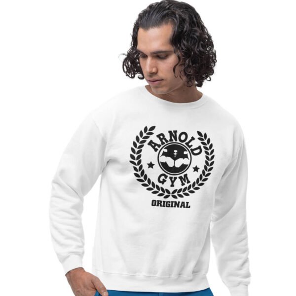 ARNOLD GYM ORIGINAL SWEATSHIRT-white