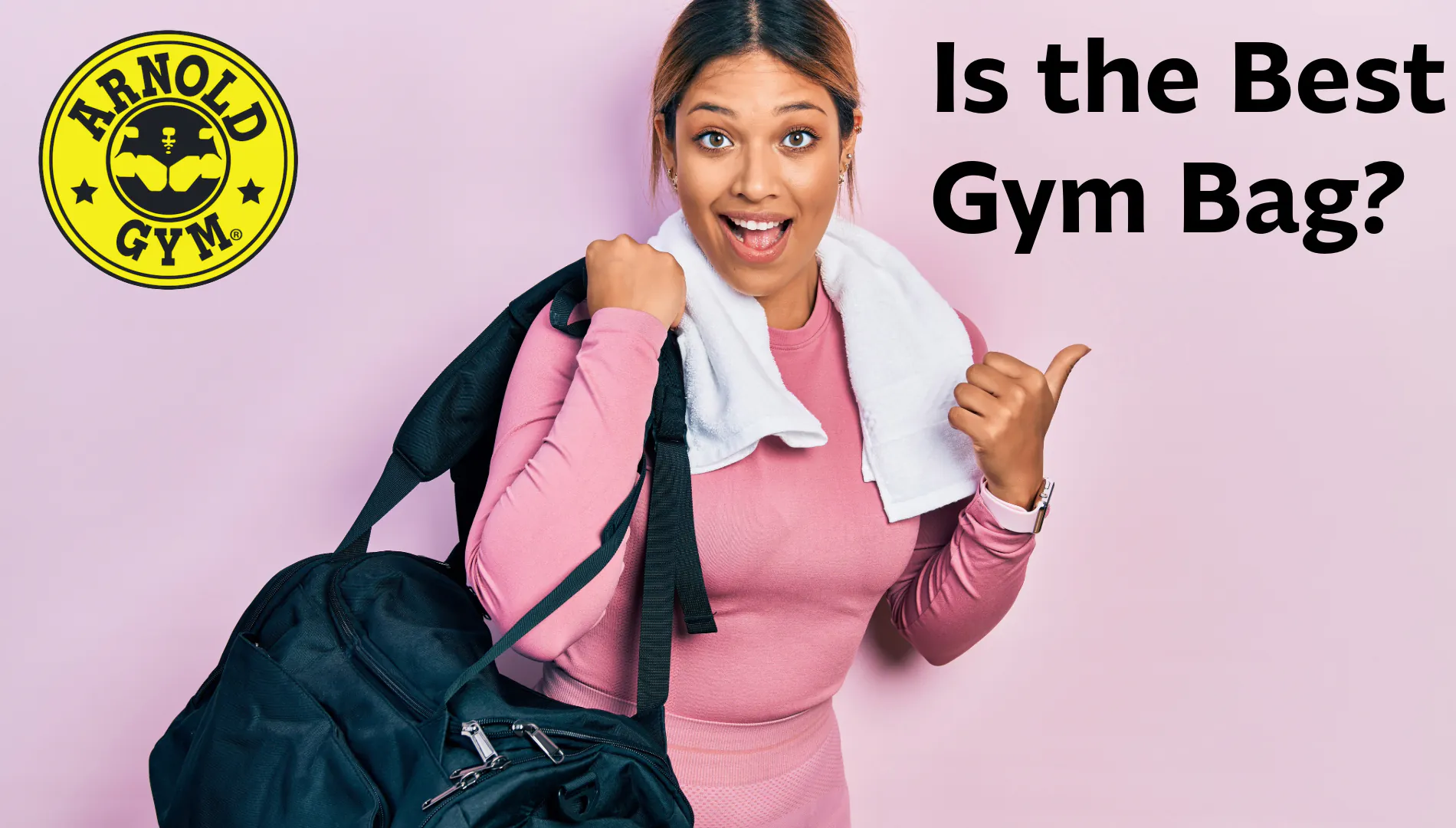 Best gym bag on locker room bench with workout gear-arnold gym