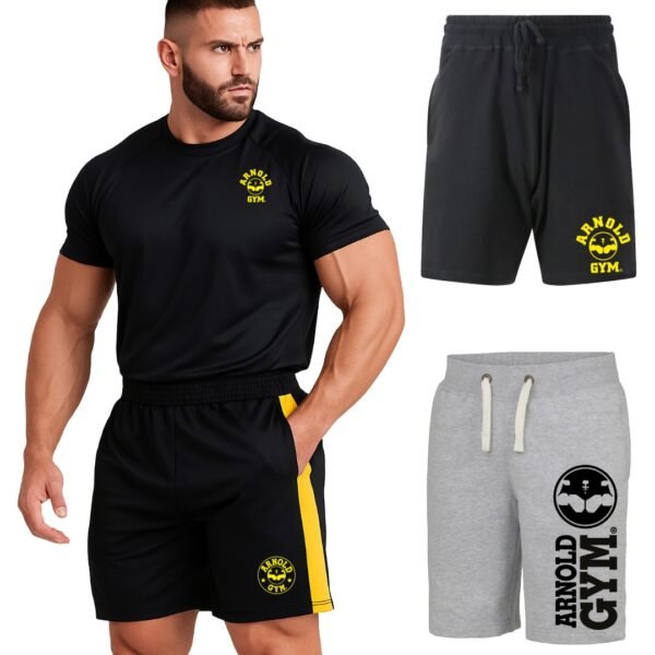 men's 3-pack gym shorts bundle