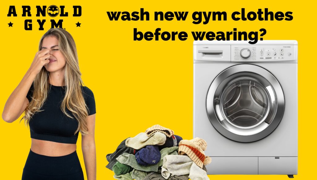 wash new gym clothes before wearing-washing new activewear