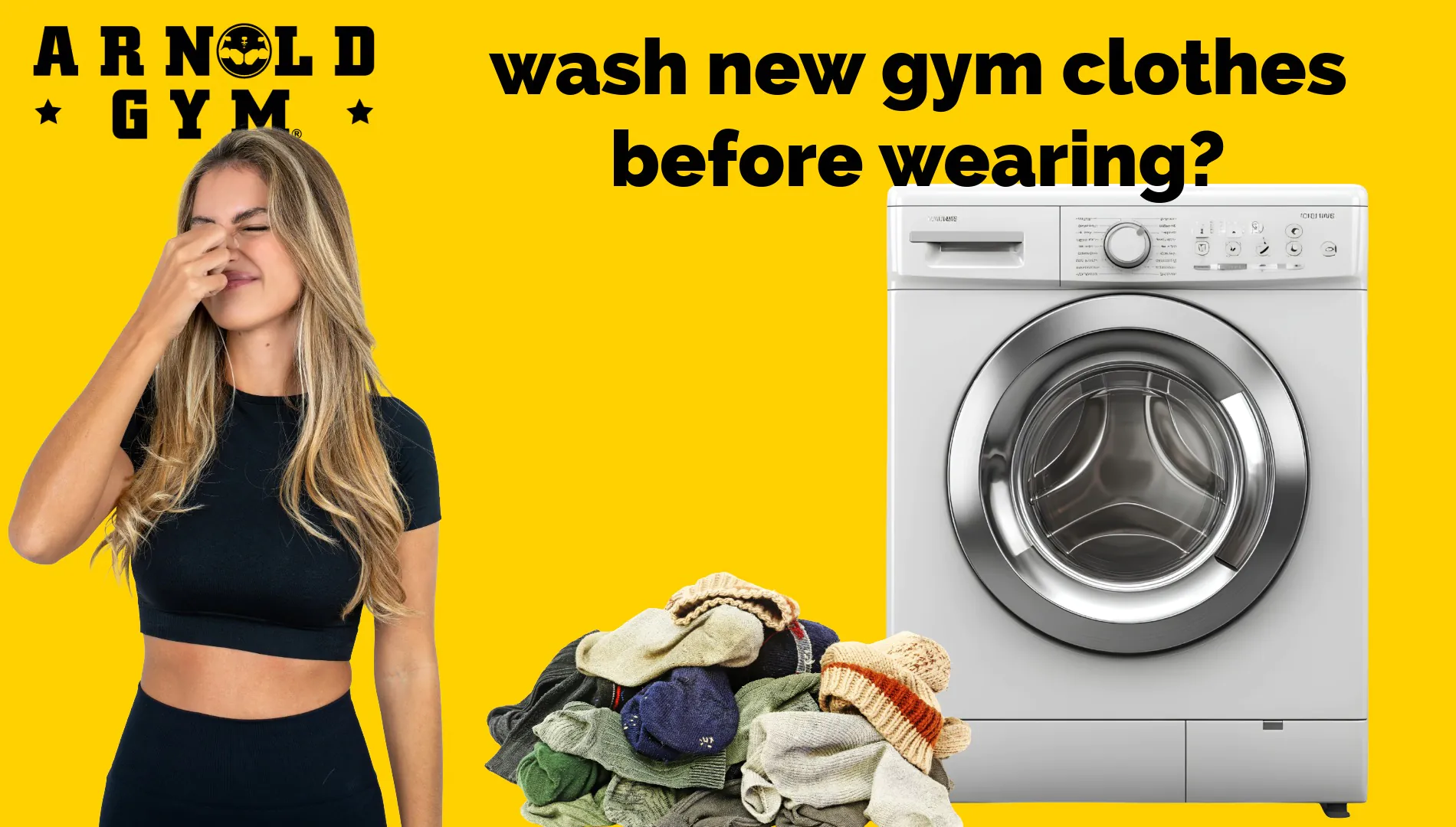 wash new gym clothes before wearing-washing new activewear
