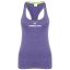 0000338 ladies slim fitted fitness sports racerback purple vest