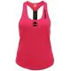 ladies fitness sports performance hot pink vest