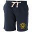 mens bodybuilding gym sport navy jogger shorts