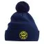 organic cotton arnold gym beanie-navy blue
